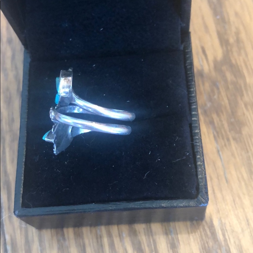 Authentic Turquoise Wrap Ring - image 2